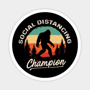 Bigfoot Social Distancing Champion Magnet